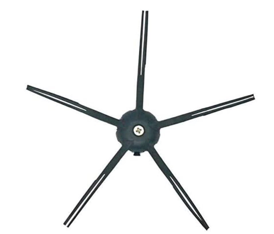 Sort sidebørste (2pk) til Xiaomi Roborock S5, S5max, S6, S6maxV og s7-serien - Fixselv.no