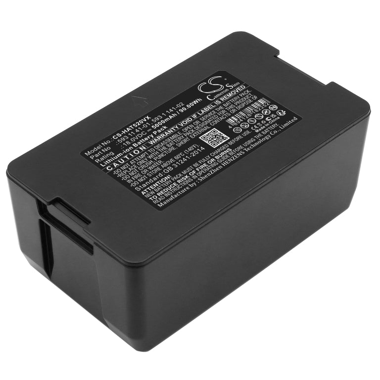 Batteri 18V 5000mAh til Husqvarna Automower 320 / 330X / 420 / 430X / 440 / 450X / 520 / 550