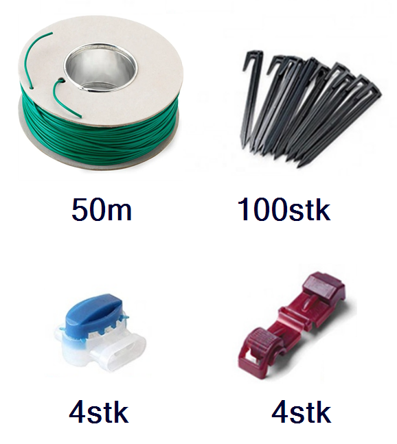 Turftech reparasjonskit begrensningskabel – 50 m
